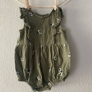 Old Navy Floral 6-12M Baby Romper